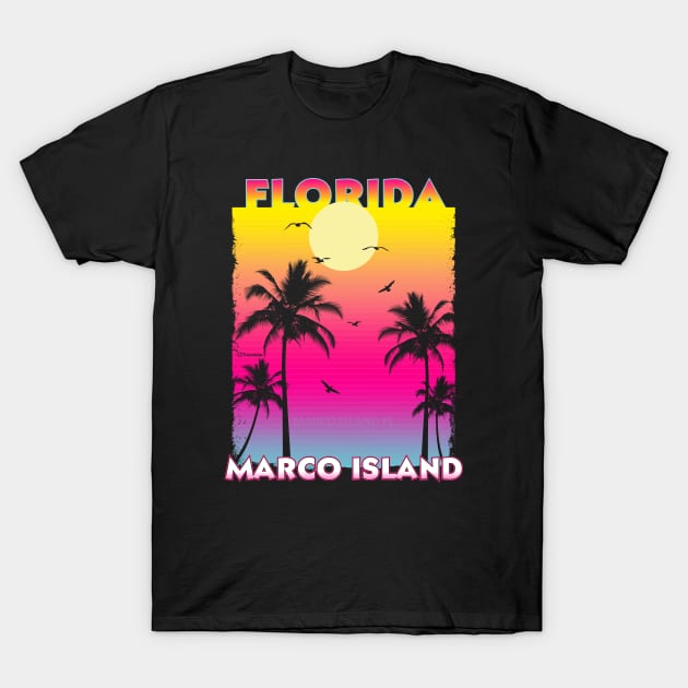 Marco Island Florida FL T-Shirt by SunsetParadise